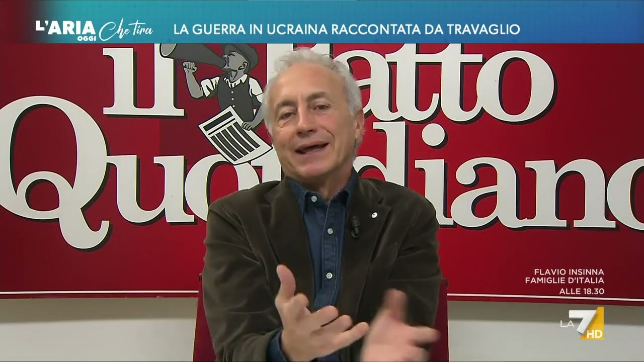 Conflitto in Ucraina, Marco Travaglio: 