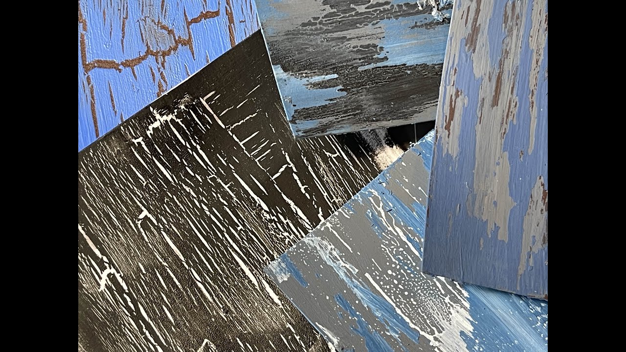 3 (+1) easy ways to make your own weathered wood papers [mixed media tutorial]