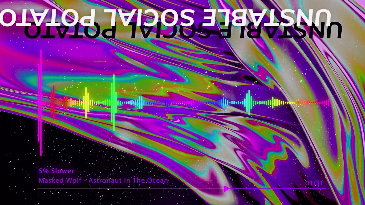 Masked Wolf - Astronaut In The Ocean (Elektra) 2021 Re-Release [HQ] (5% Slower) [Bass-Boosted]