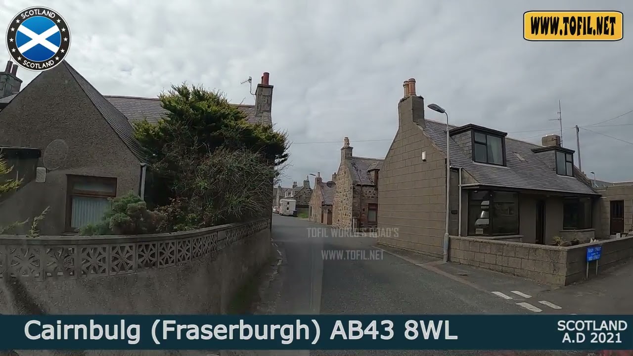 Cairnbulg (Fraserburgh) AB43 8WL SCOTLAND 2021 Driving Road Trip WWW.TOFIL.NET