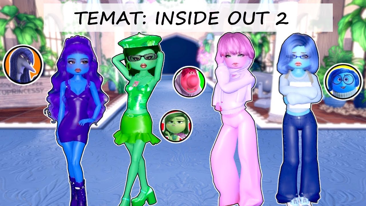 NAJLEPSZY STRÓJ INSIDE OUT 2  WYGRYWA w ROBLOX! DRESS TO IMPRESS 👗(W GŁOWIE SIĘ NIE MIEŚCI 2)
