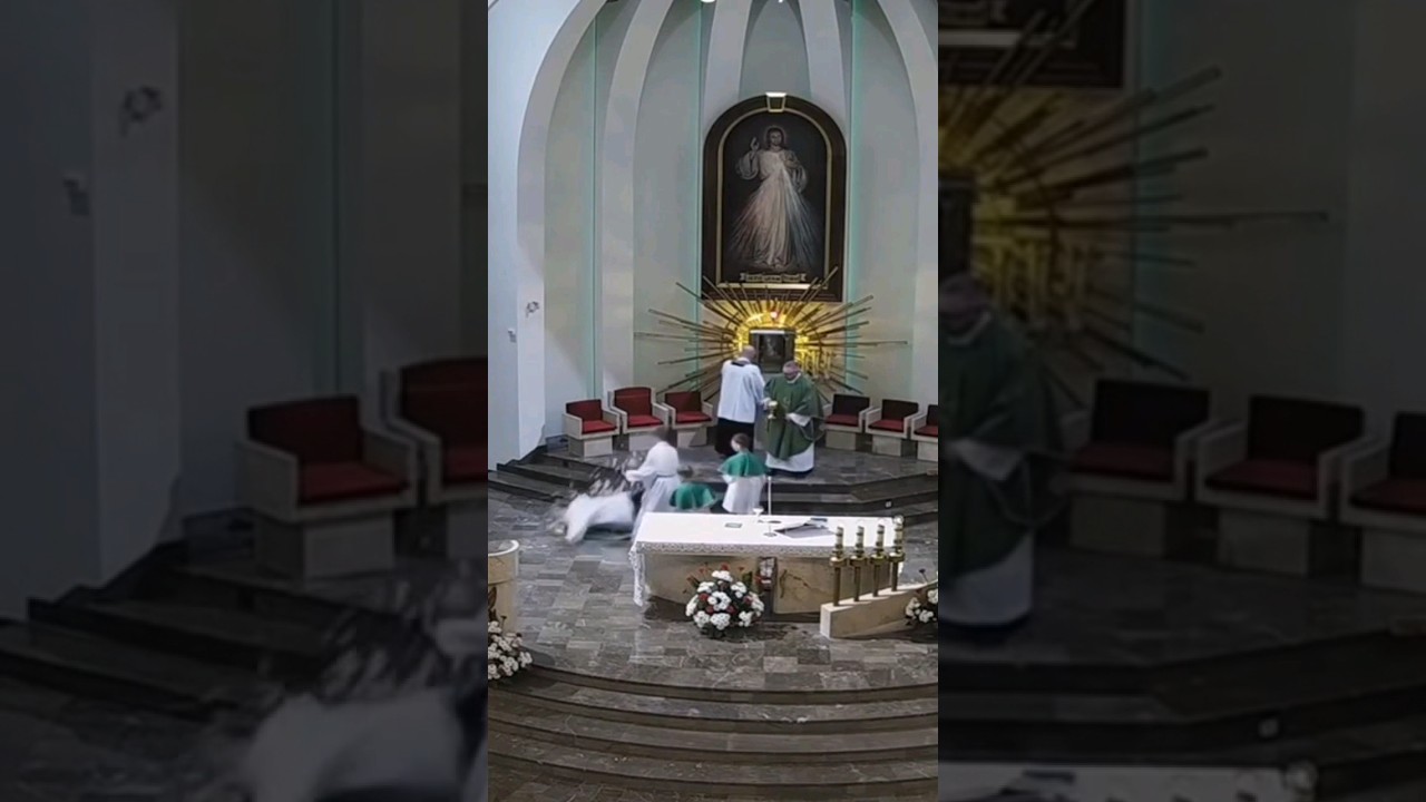 Wypadek księdza podczas mszy w Skawinie