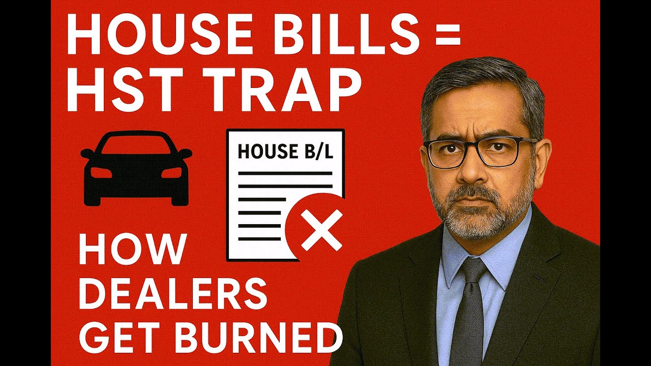 “House Bills = HST Trap: How Dealers Get Burned on Car Exports” from Canada