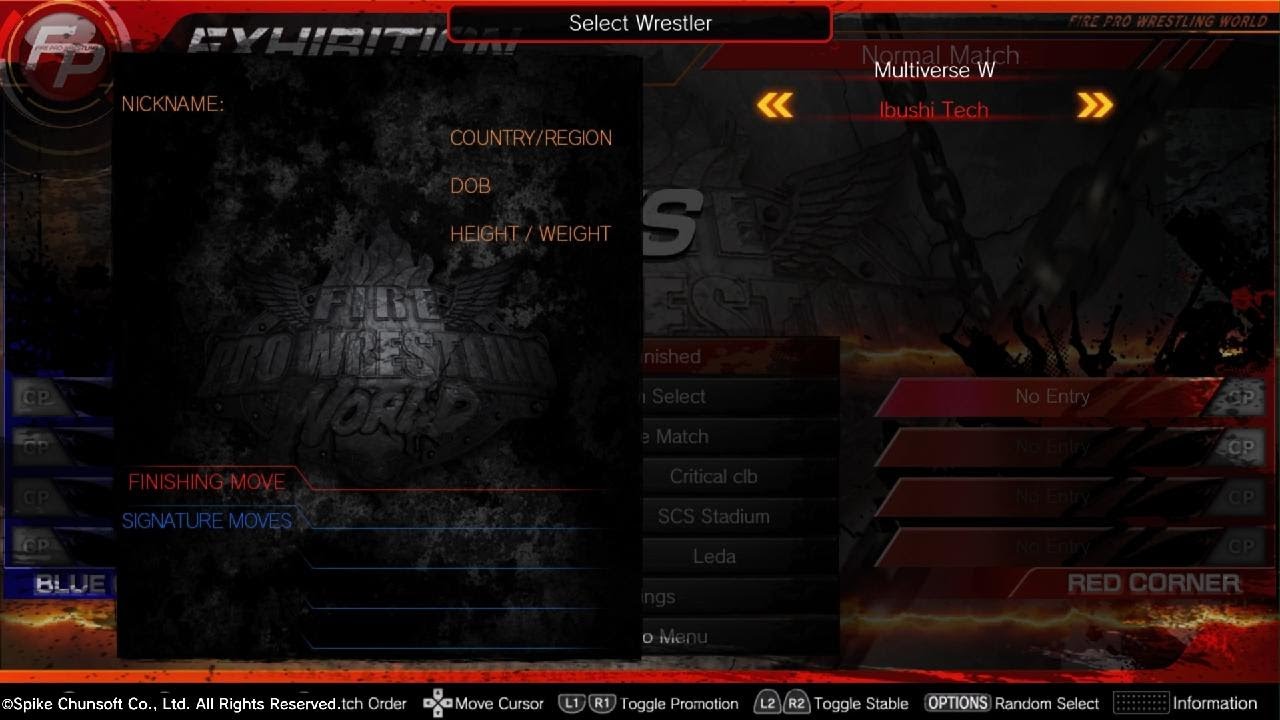 FIRE PRO WRESTLING WORLD Multiverse wrestling season of 2 verse