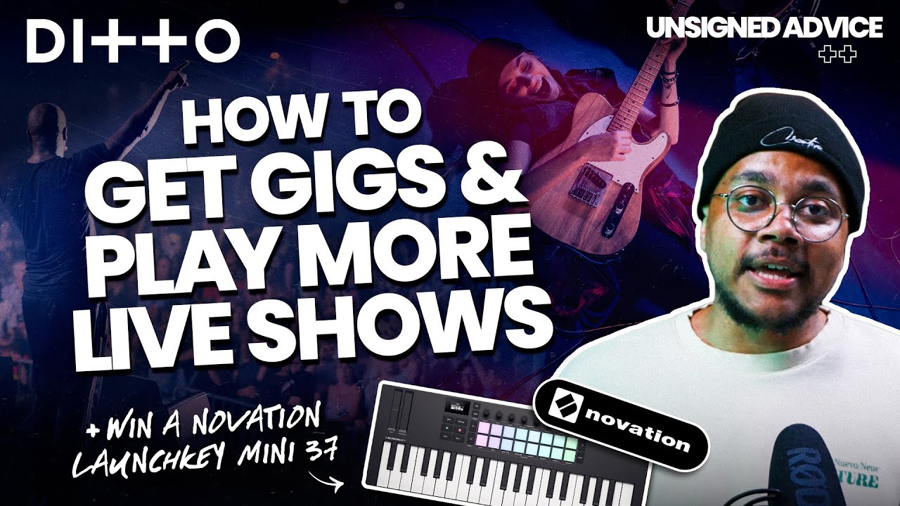 How to Get Gigs & Play MORE Live Shows | Advice For Artists EVERYWHERE | Ditto Music