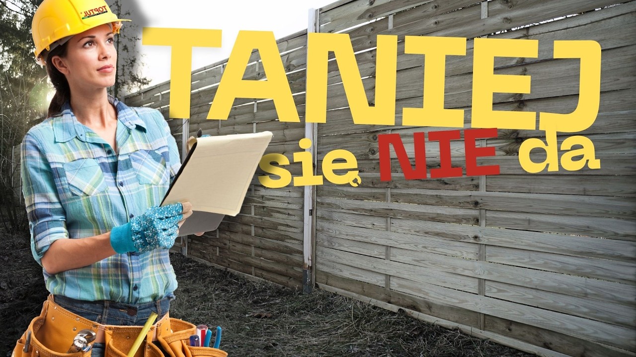 50 zł za METR?! NAJTAŃSZE ogrodzenie - PŁOT LAMELOWY