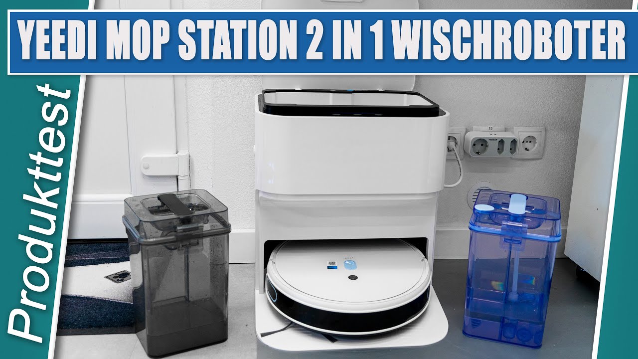 Yeedi mop Station 2 in 1 Wischroboter/ installieren / einrichten / testen. Wisch- Haushaltsroboter