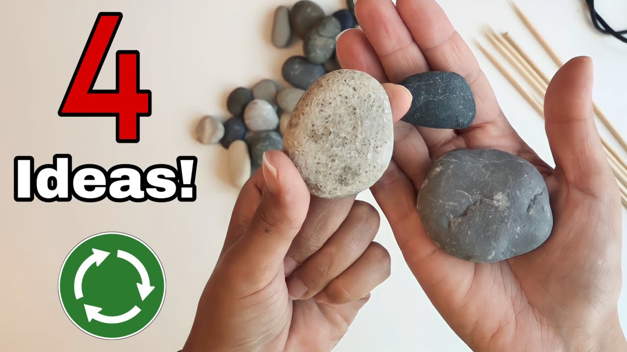 4 красивых идеи с камешками!