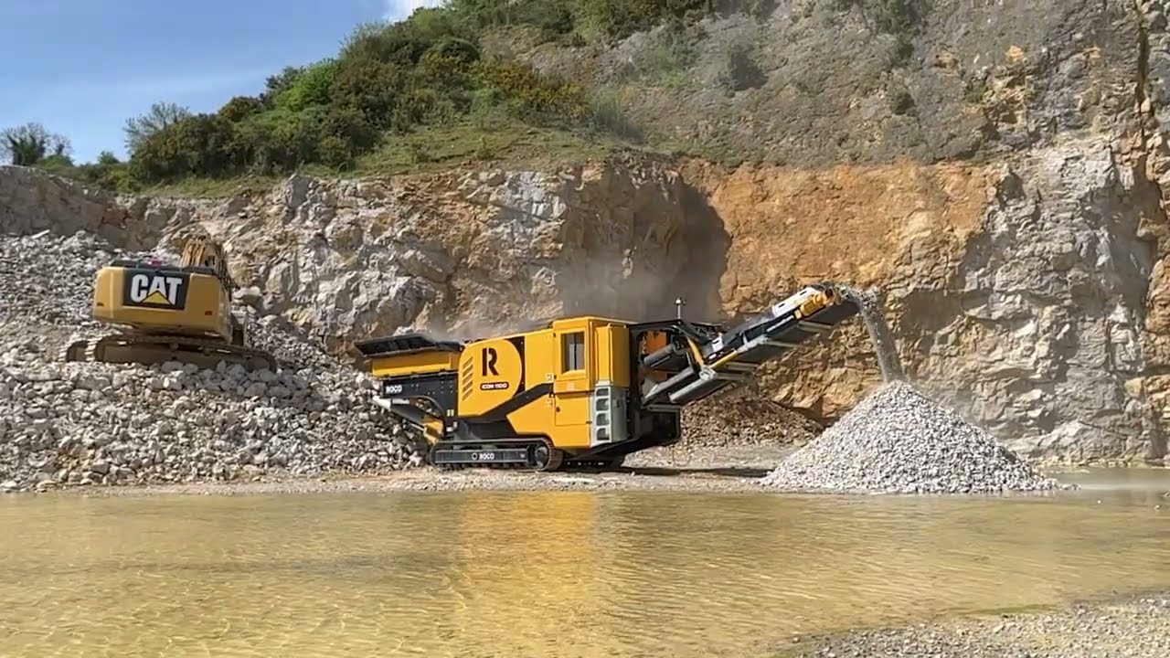 Experience The Raw Power: ICON 1100 HYBRID Impactor Crushing Limestone | Roco9