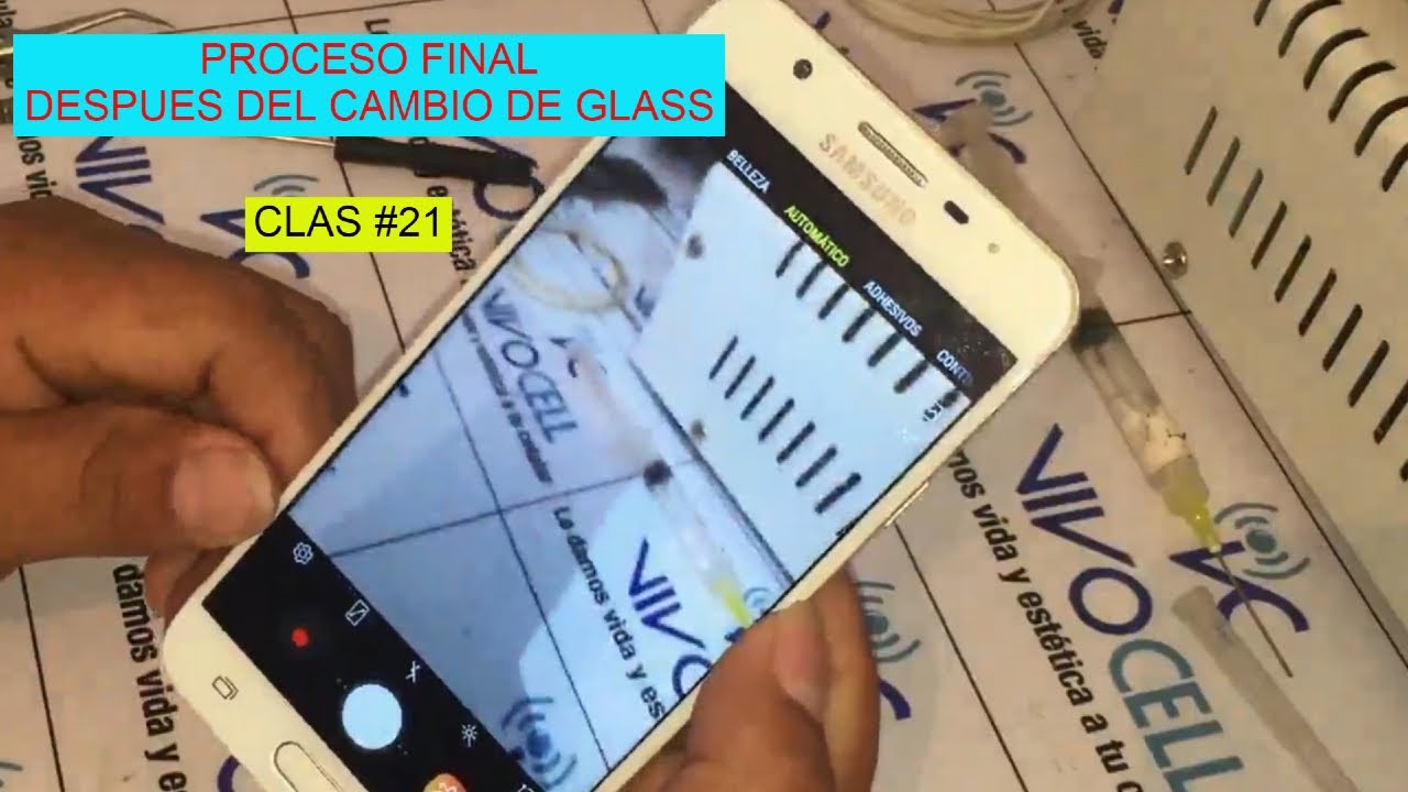 clase #21 Proceso final despues del cambio del gorilla glass#curso básico de#cambio de gorilla#glass