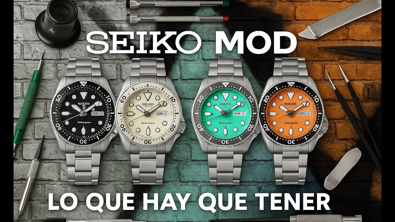 Relojes MOD seiko. Piezas y primeros pasos