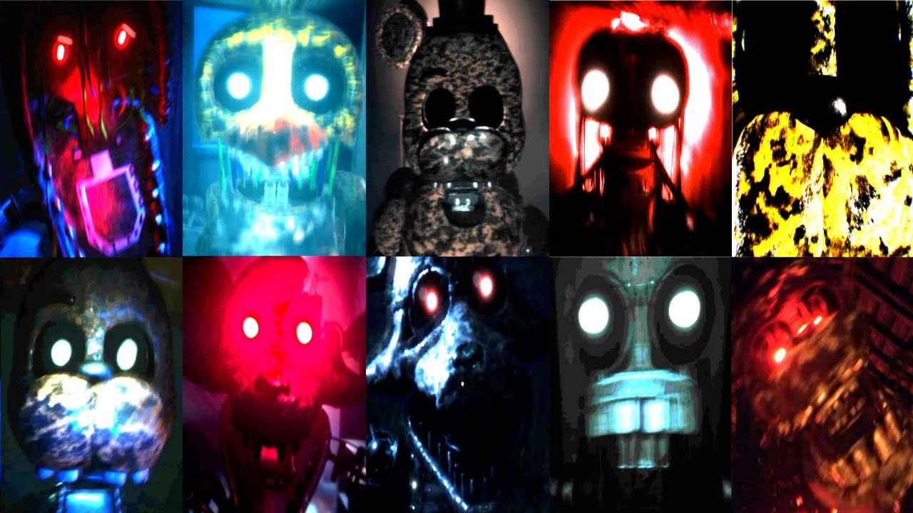 35 IGNITED JUMPSCARES! | The Joy of Creation | All Jumpscares