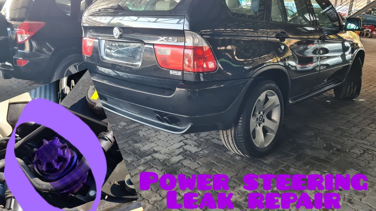 BMW X5 E53 power steering leak quick fix diy