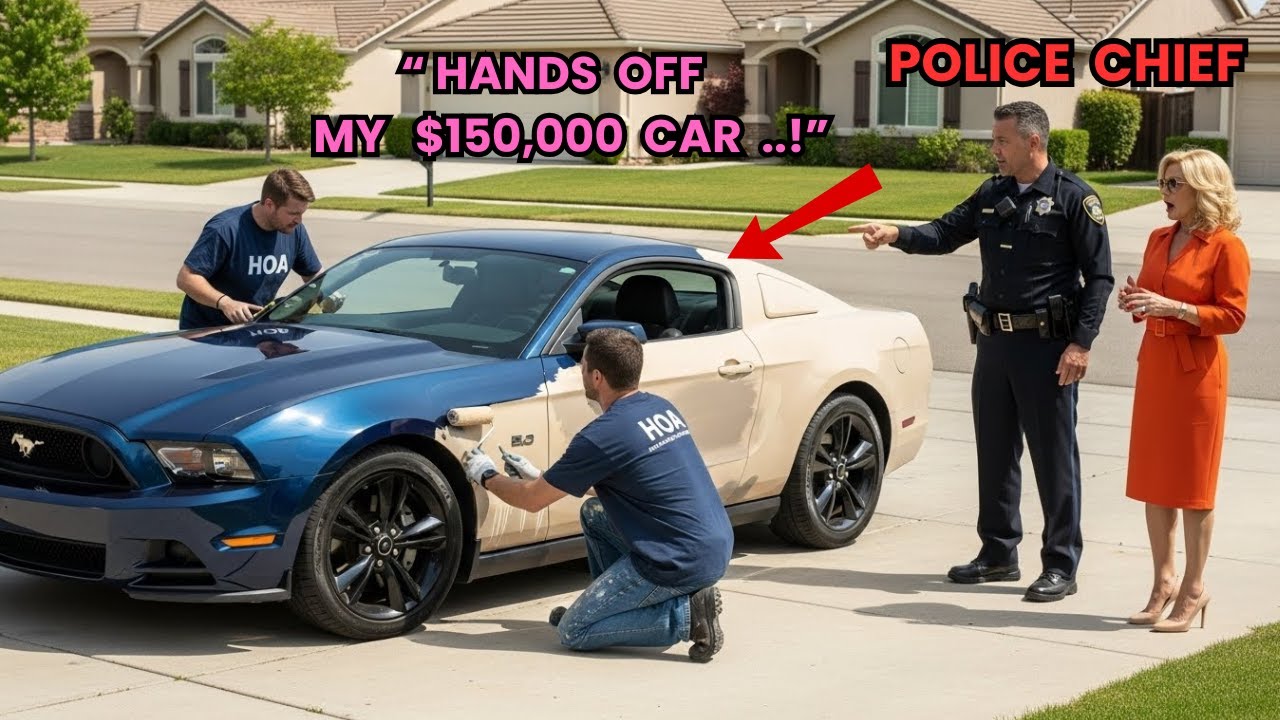 HOA Painted My $150,000 Ford Mustang Without Permission — They Didn’t Know I’m the Police Chief
