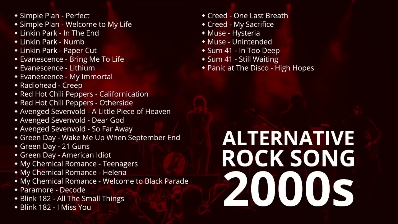 Alternative Rock Songs - Lagu Rock Alternative 2000an