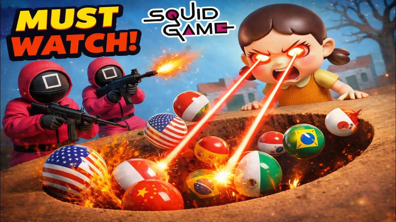 ¿Qué país sobrevivirá en Squid Game?