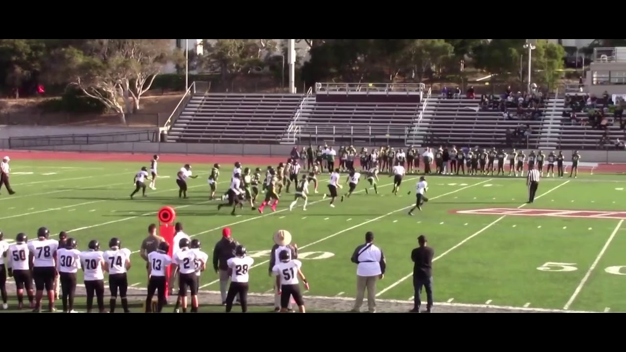 JKai Thomas Monterey Football JV 2020