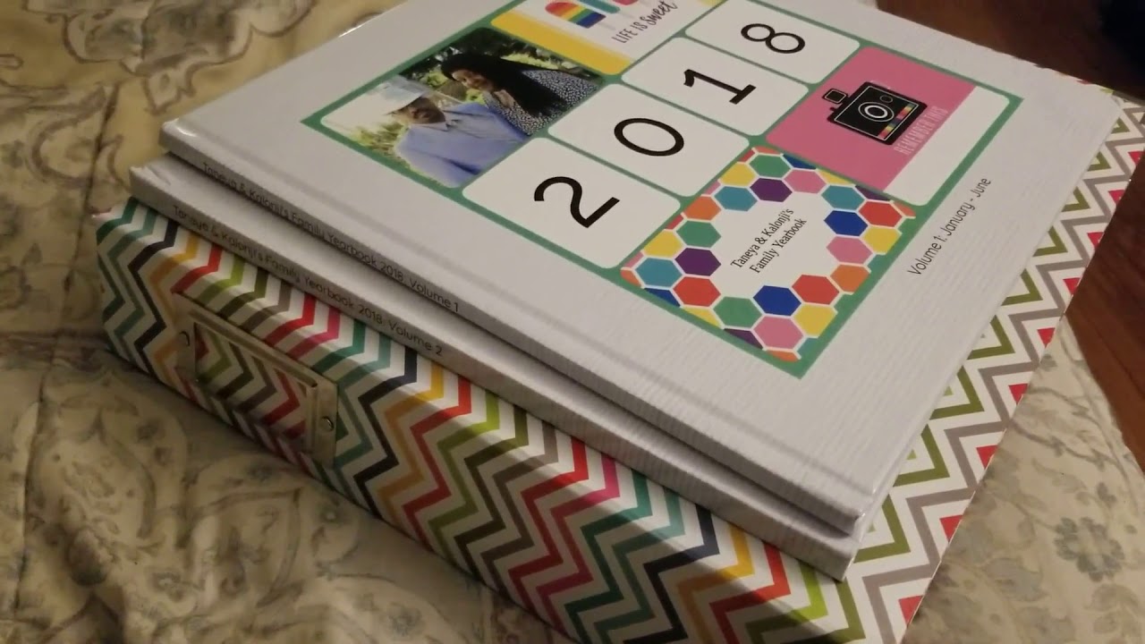 My 2018 Project Life Yearbook Printed with Forever Design & Print