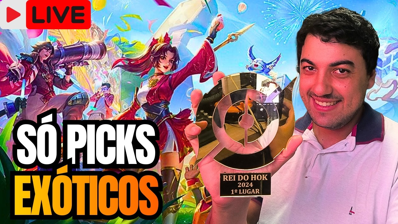 🟠LIVE DE HOK SÓ NA RESENHA - HONOR OF KINGS