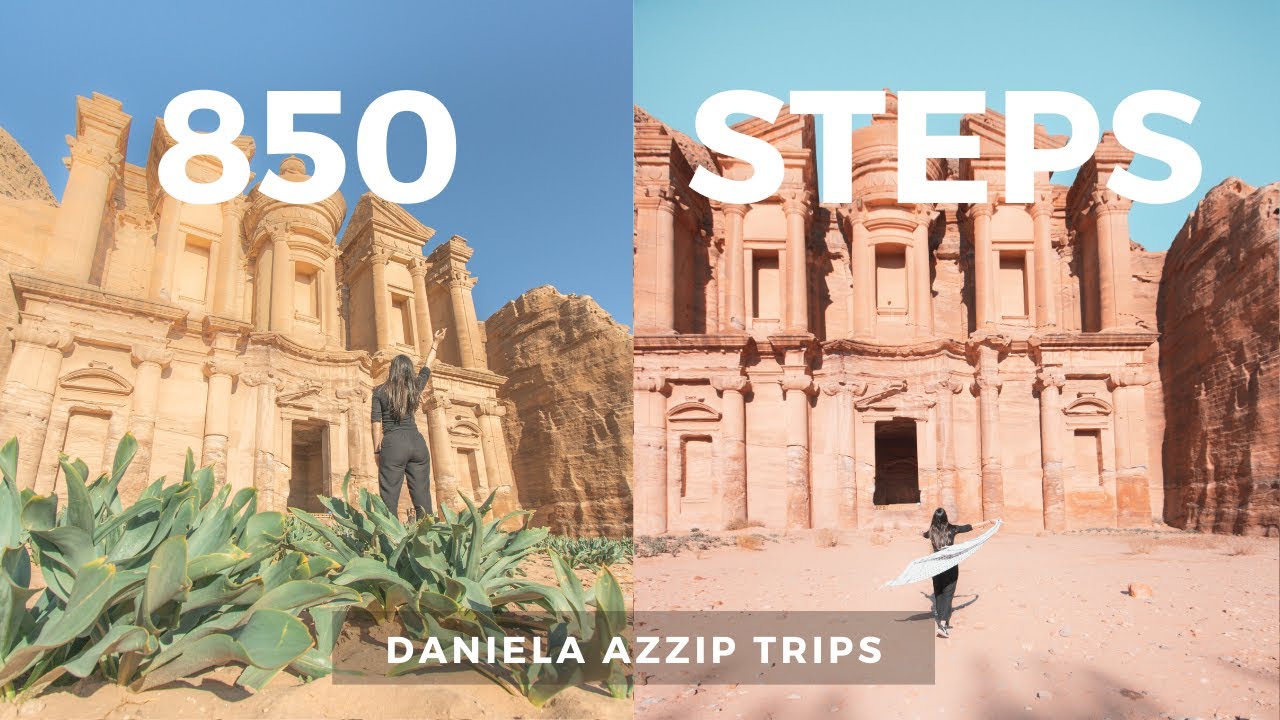 850 STEPS TO SEE THIS. Is it worth it? (7 Days in Jordan - Day 4. Petra Monastery hike)