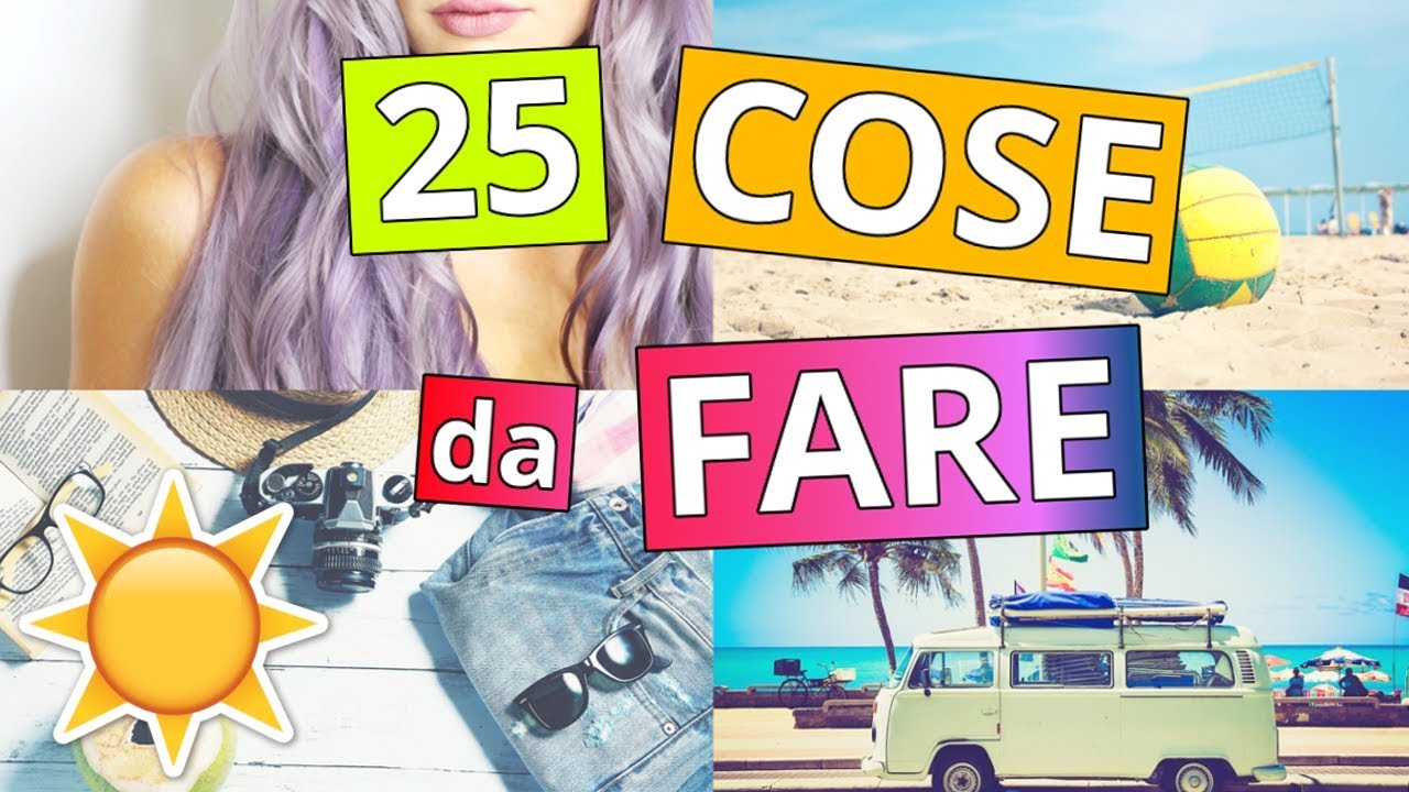COSA FARE QUANDO TI ANNOI IN ESTATE! 💯☀️
