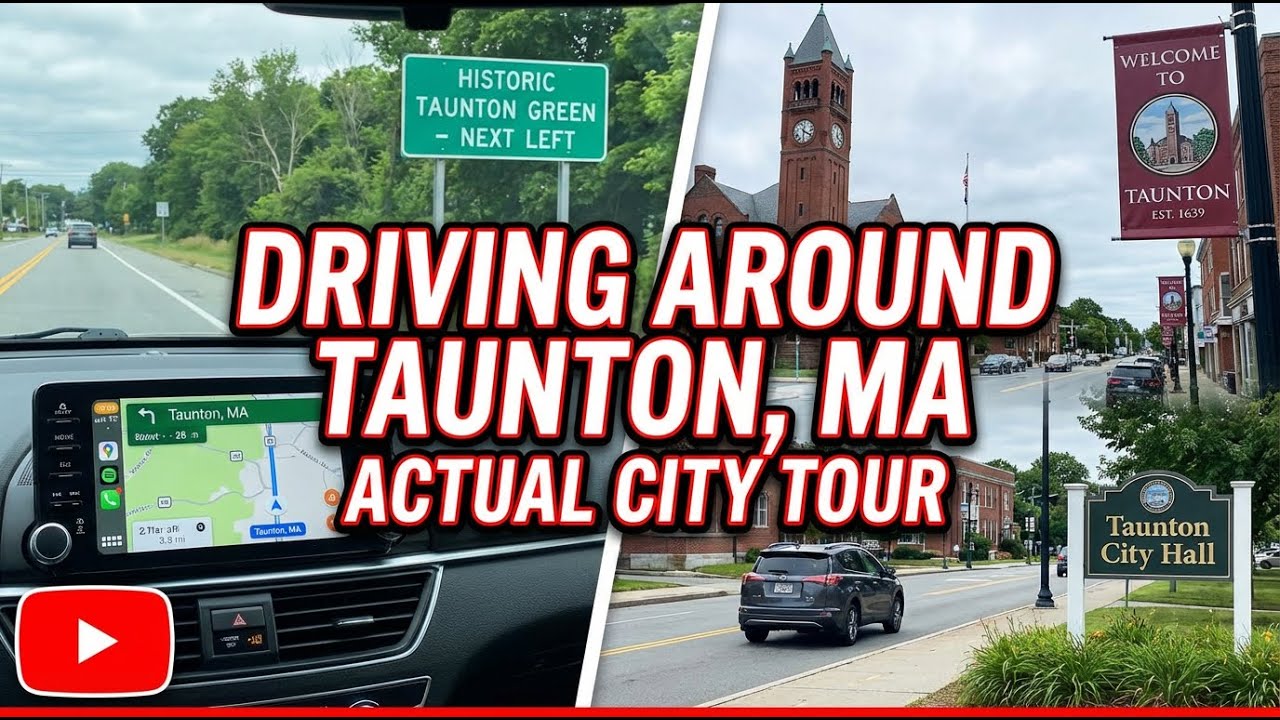 Driving Around Taunton, Massachusetts