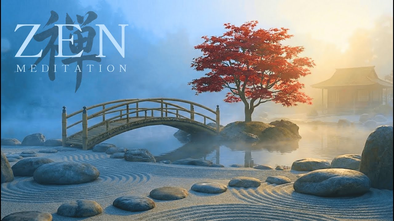 Zen Garden Meditation 528Hz | The Silent Language of Stones for Inner Calm [4Hz Theta Wave]
