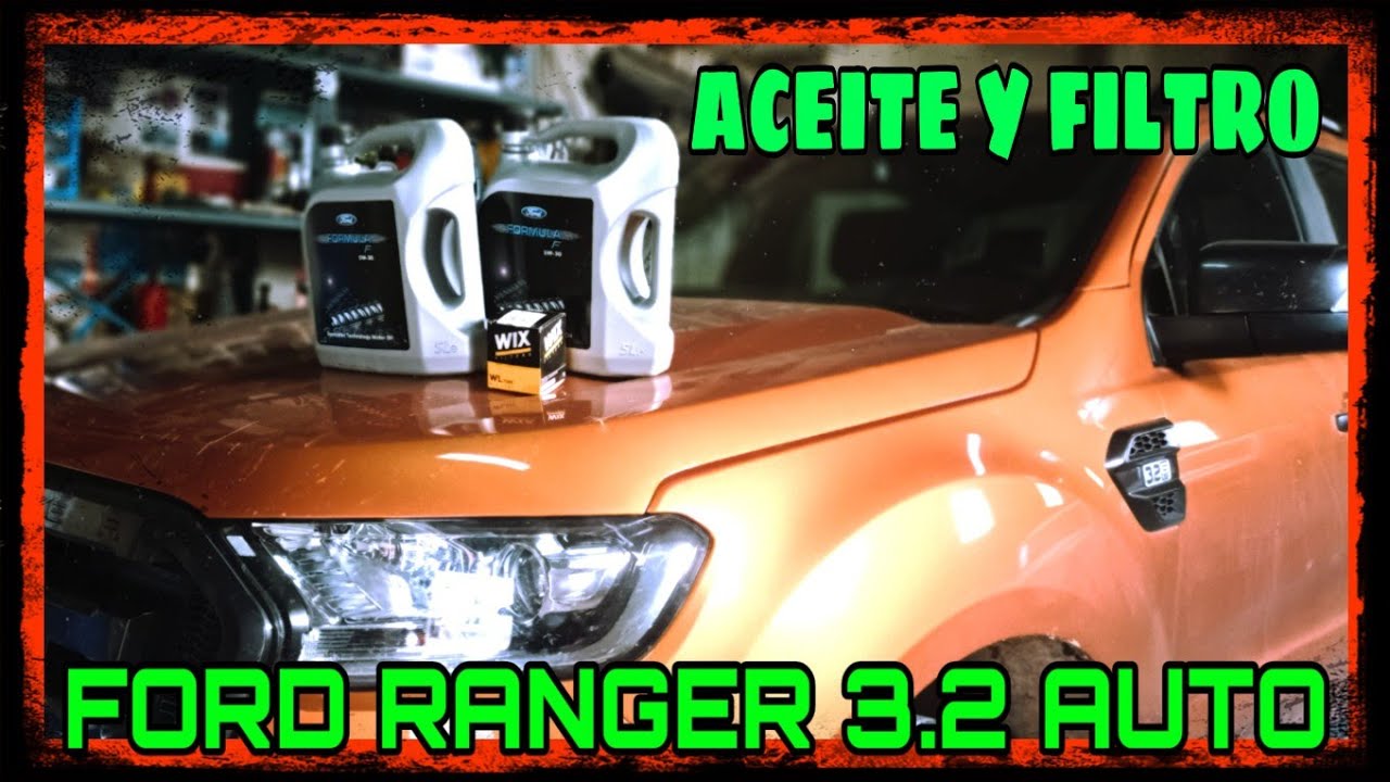 Como cambiar ACEITE y FILTRO FORD RANGER WILDTRAK 3.2, MAZDA BT50, FORD EVEREST