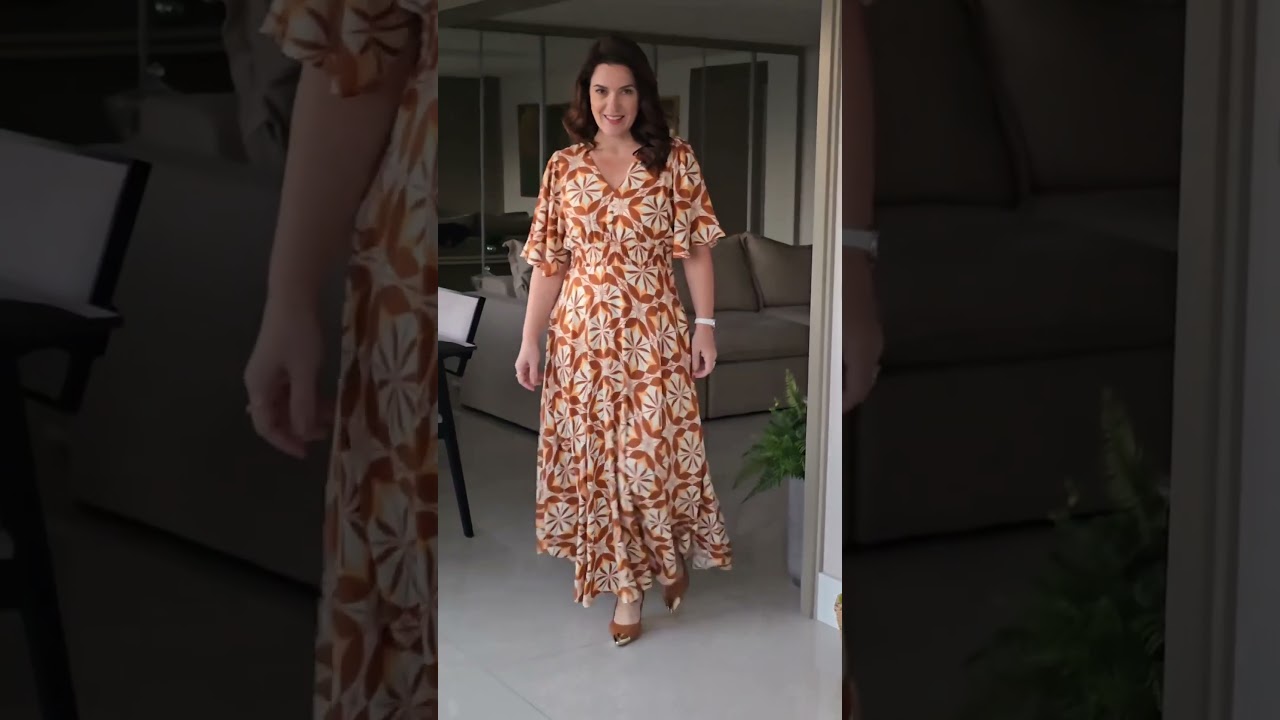 3 VESTIDOS LINDOS QUAL VOC&Ecirc; USARIA? MODA EVANG&Eacute;LICA COM RENATA CASTANHEIRA CRENTE CHIC #shorts
