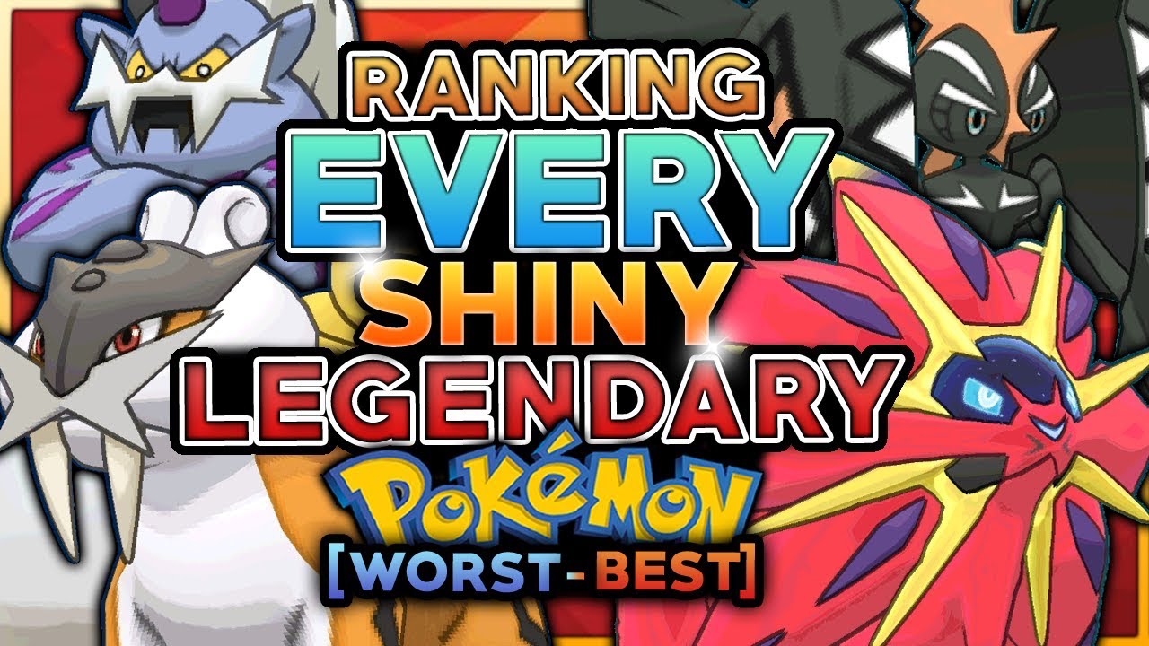 Ranking Every Shiny Legendary Pokemon From Worst To Best