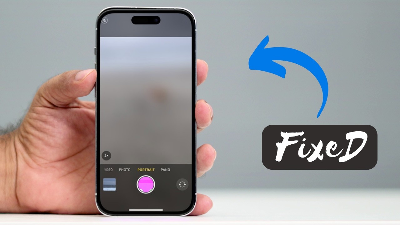 Как исправить размытие изображения на камере iPhone, проблемы с фокусировкой или перефокусировкой...