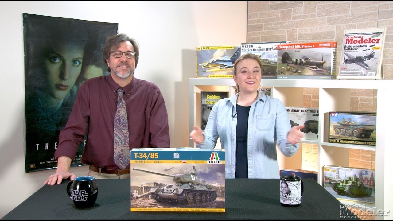 Review of the Italeri T-34, Wingnut Wings Halberstadt, Flyhawk Konigsberg, & Azur FrRom Mistral