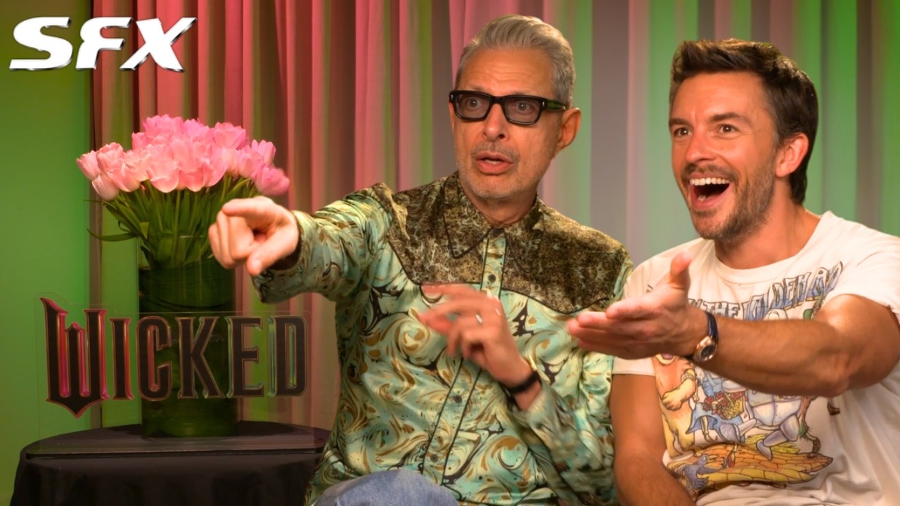 Wicked Stars, Jeff Goldblum & Jonathan Bailey, Turn the Interview into a Singalong with SFX!