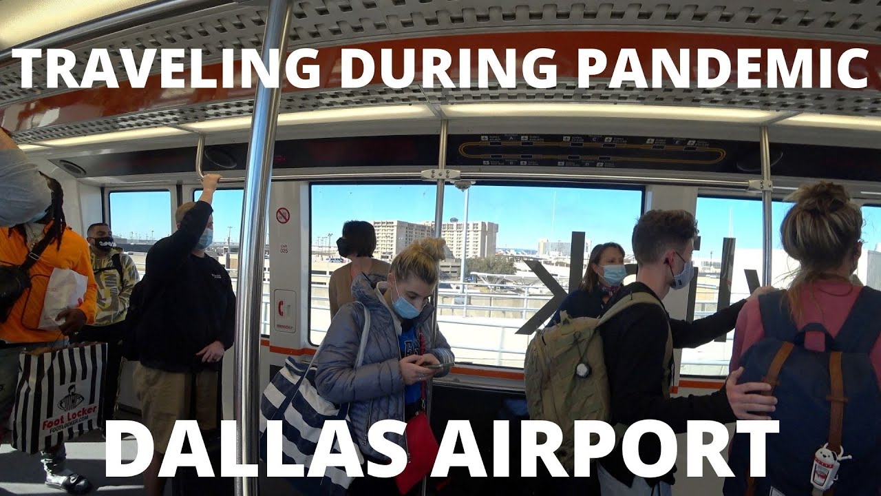TRAVELING DURING PANDEMIC: Dallas International Airport, Texas