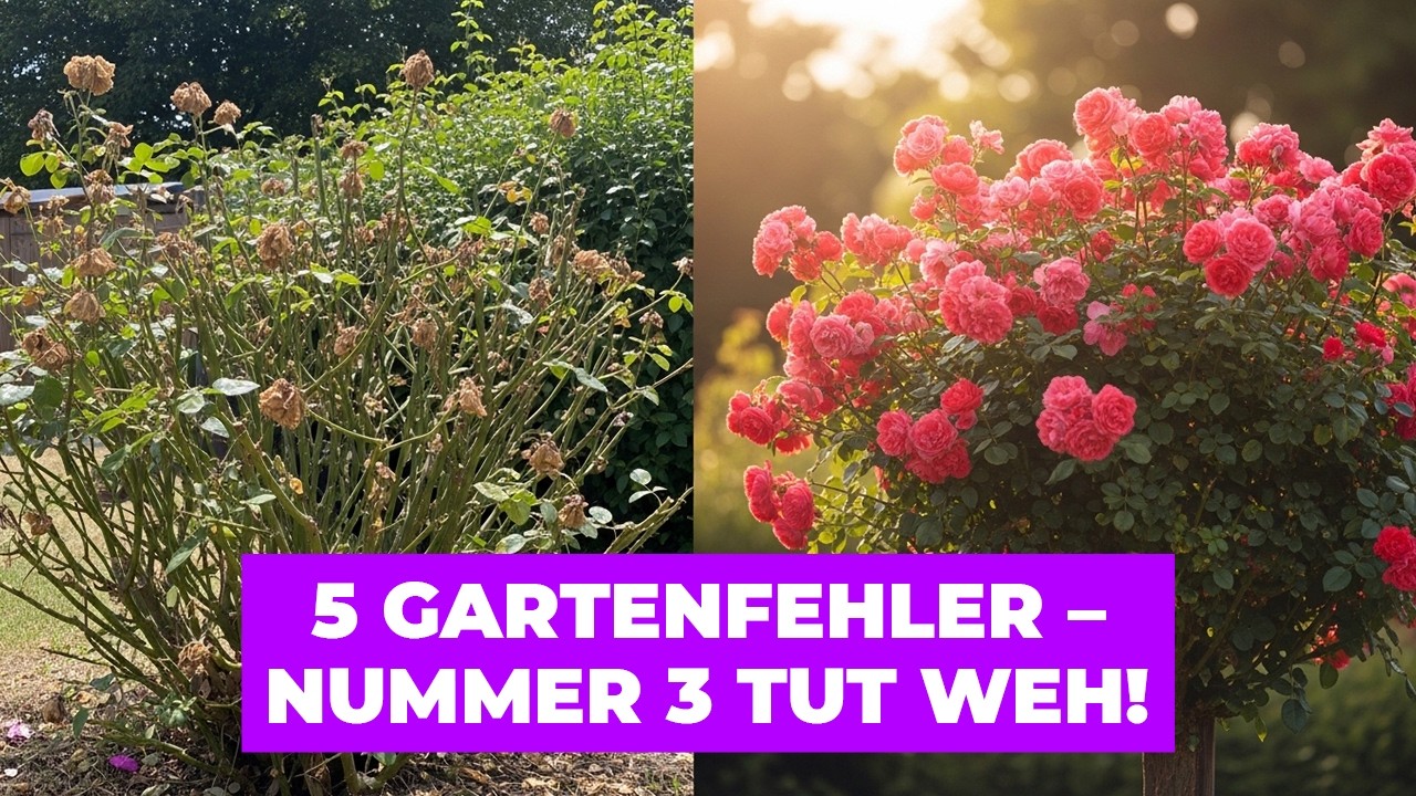 Diese 5 Gartenfehler ruinieren deinen Garten – mehr als du denkst! 🌱⚠️