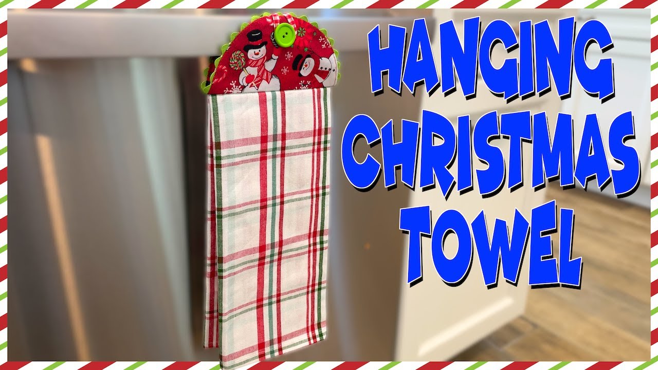 Легкое рождественское полотенце | The Sewing Room Channel