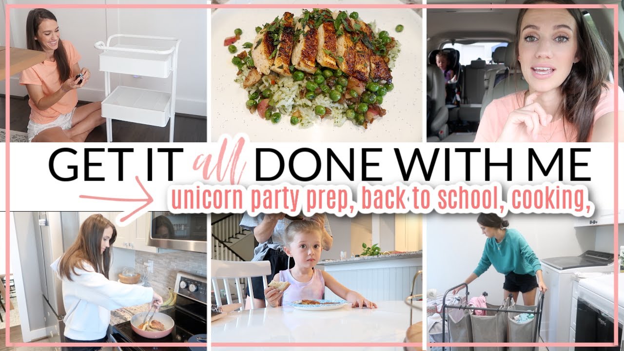 GET IT ALL DONE WITH ME 2021 // HOMEMAKING MOTIVATION // COOK AND CLEAN WITH ME 2021