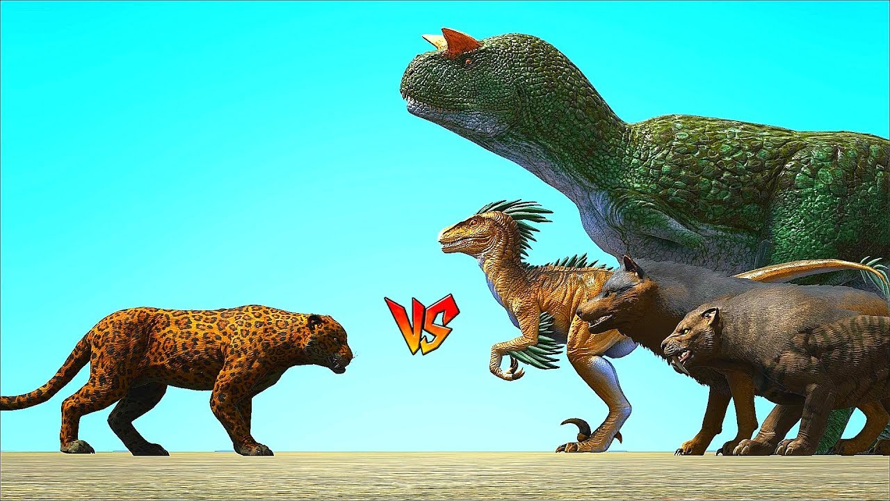 Ark Survival - GIANT JAGUAR vs ARK DINOS [Ep.170]