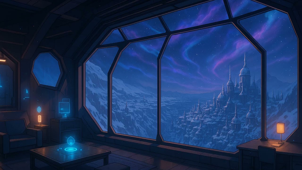soft focus watching the city far below ✨ | space lofi