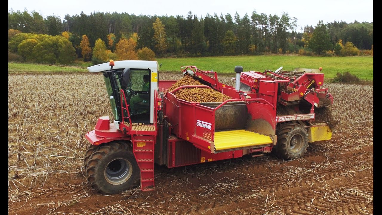 230ha of potatoes - Grimme SF150-60, John Deere 6620 + Annaburger HTS 20,79 + DJI Phantom crash