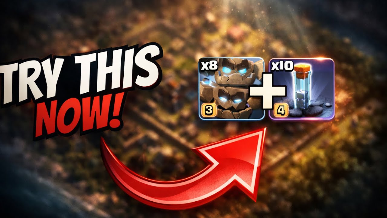 Mass Meteor Golem is Back! 🔥 Dominating Legend League TH18 Best Strategy in clash of clans