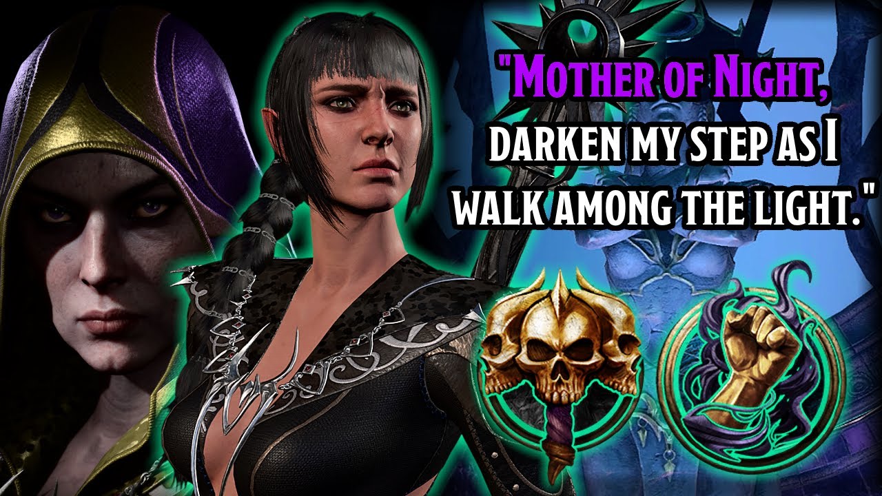 Baldur's Gate 3 - The Dark Moon (патч 8, сборка происхождения Shadowheart)
