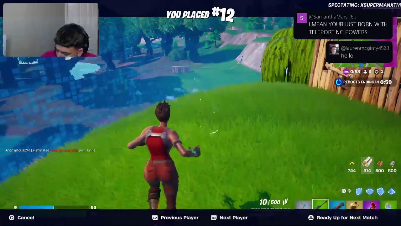 Fortnite with viewers