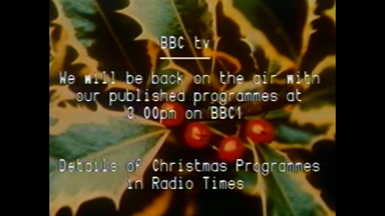 Friday 22nd December 1978 BBC2