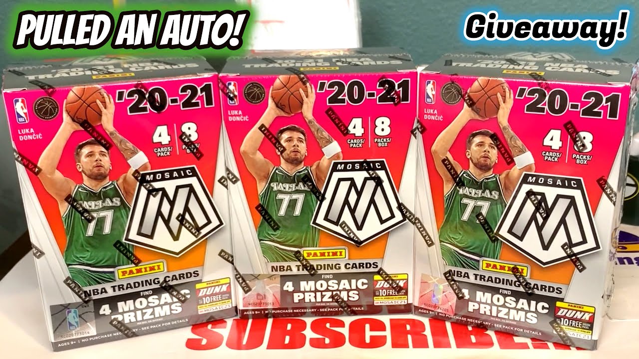 2021 Mosaic Basketball Blaster Box 🔥 Mosaic Basketball 2021