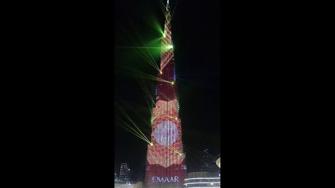 Burj Khalifa Light Show 26th January 2019