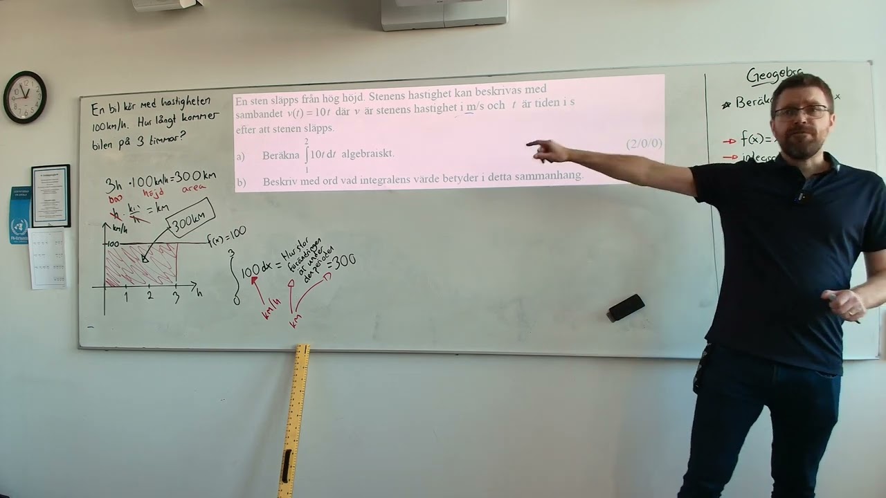 Matematik 3. INTEGRALER: Tillämpningar, från E till A.