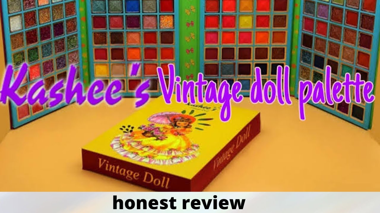 Kashees Vintage Doll Eyeshadow Palette/ Honet Review With Swatches