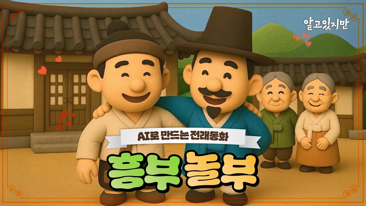 전래동화 | AI | 흥부를 위해, 제비🐦&zwj;⬛등장✨ | EP.04 흥부 놀부 feat. 사투리 - [알고 있지만] | AI Animation | AI Video