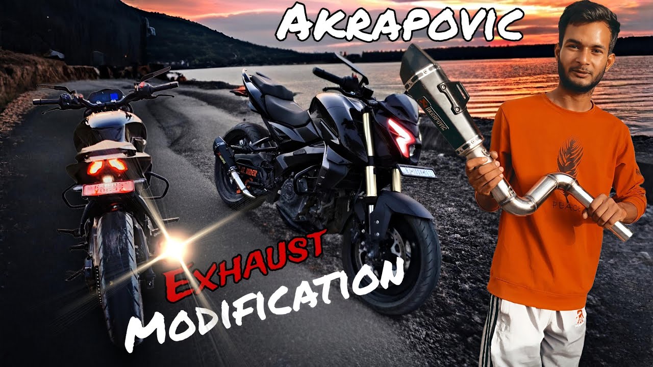 🔥 Akrapovic Exhaust Sound on NS400 😍 | Loud & Aggressive 🔊 | Biker’s Dream Ride 🏍️💨